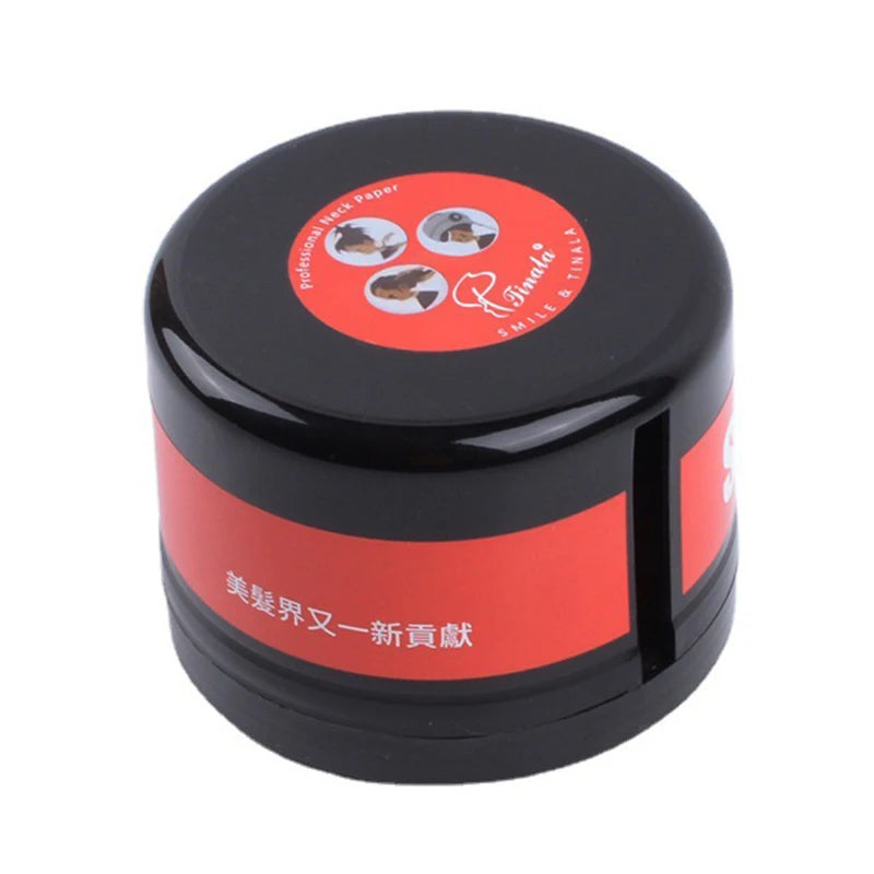 Barber Neck Strip Paper Roll Holder | Refillable Dispenser Box Neck Strip Dispenser QXL Black