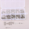 320-Pc Metric Screws Nuts Washers Kit M2–M5 | Storage Box Fastener Assortment Kit QXL Default Title