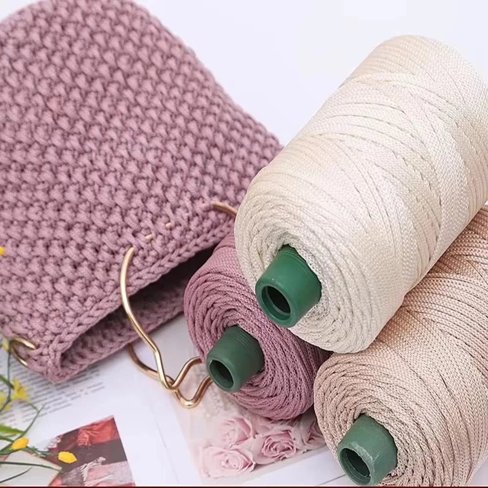 Ice Silk Acrylic Yarn 220g | Crochet Bags, Hats & DIY Crafts Crochet Craft Yarn QXL