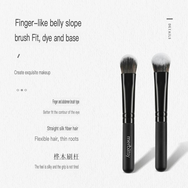Mini Slope Eyeshadow & Concealer Brush | Blush Detail Tool Makeup Detail Brush QXL