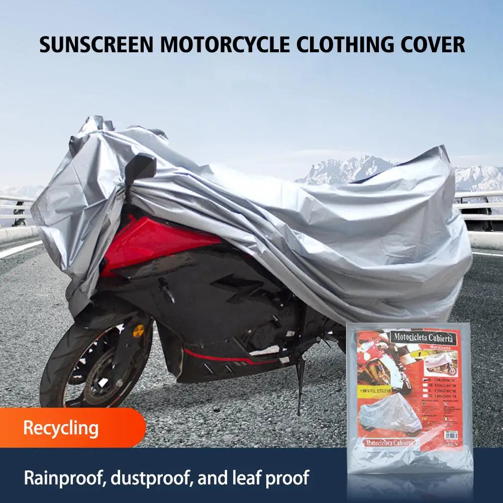 Waterproof Motorcycle Cover UV Rain Dust Protection S–XL Motorcycle Protective Cover QXL S