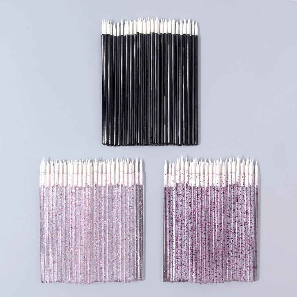 150/50-Pack Disposable Eyeliner Brushes | Fine Tip Liner Set Disposable Eyeliner Brushes QXL MULTI