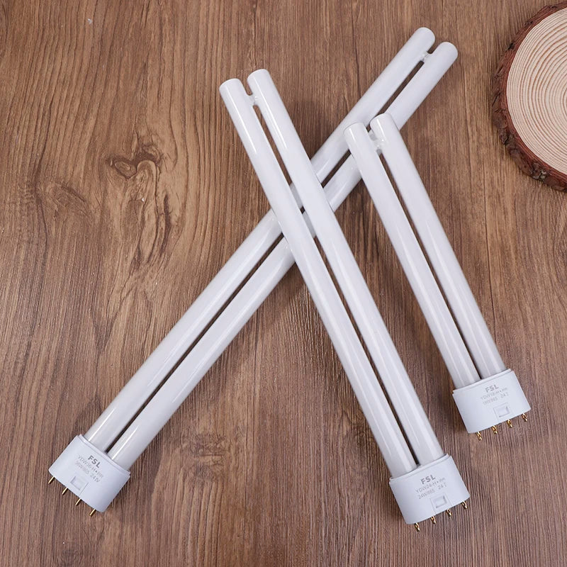 H-Tube Twin CFL Bulb 18W 24W 36W | 4-Pin Fluorescent Lamp CFL Fluorescent Bulb QXL