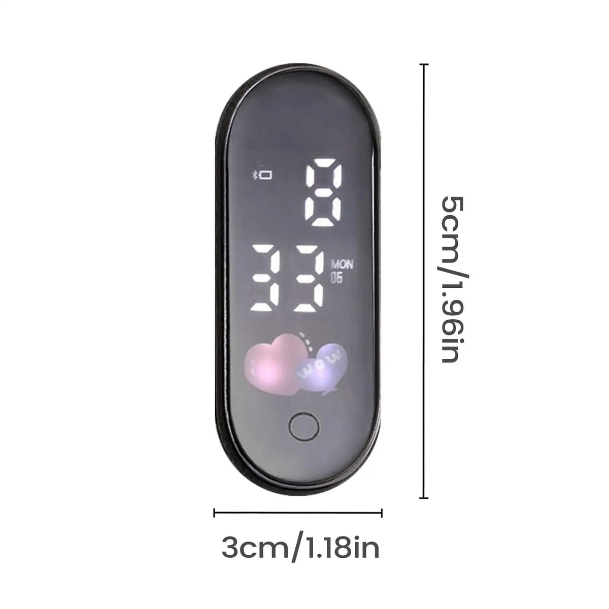 Mini LED Stick-On Dashboard Clock | Car & Motorcycle Dashboard Clock QXL