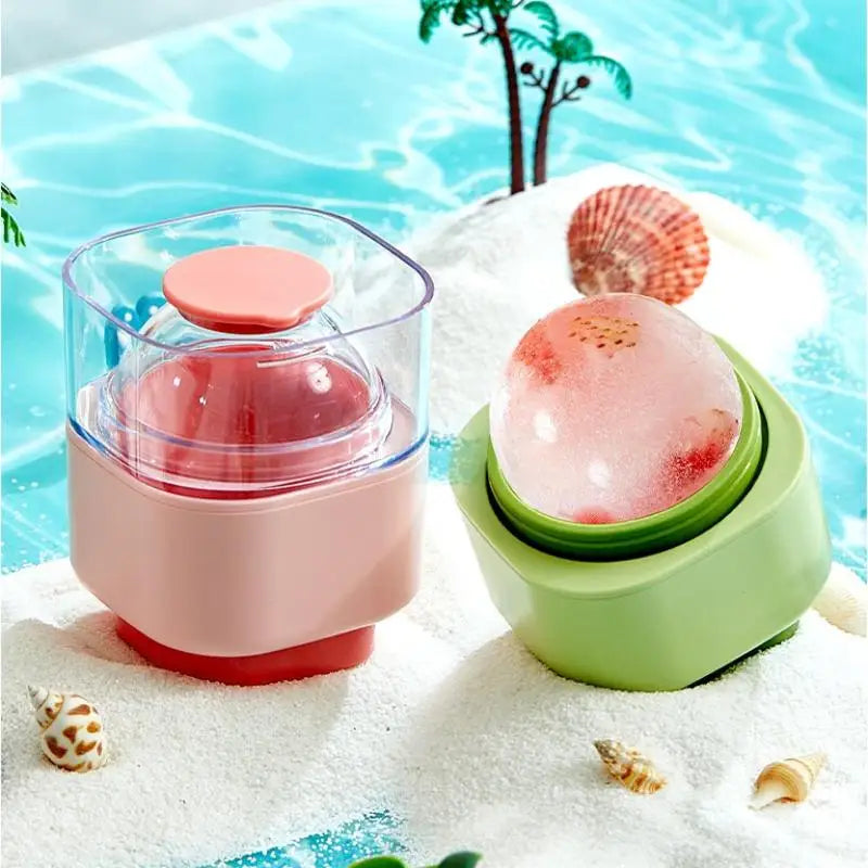 Large Silicone Ice Ball Mold | Food-Grade Round Ice Sphere Tray Ice Ball Mold QXL