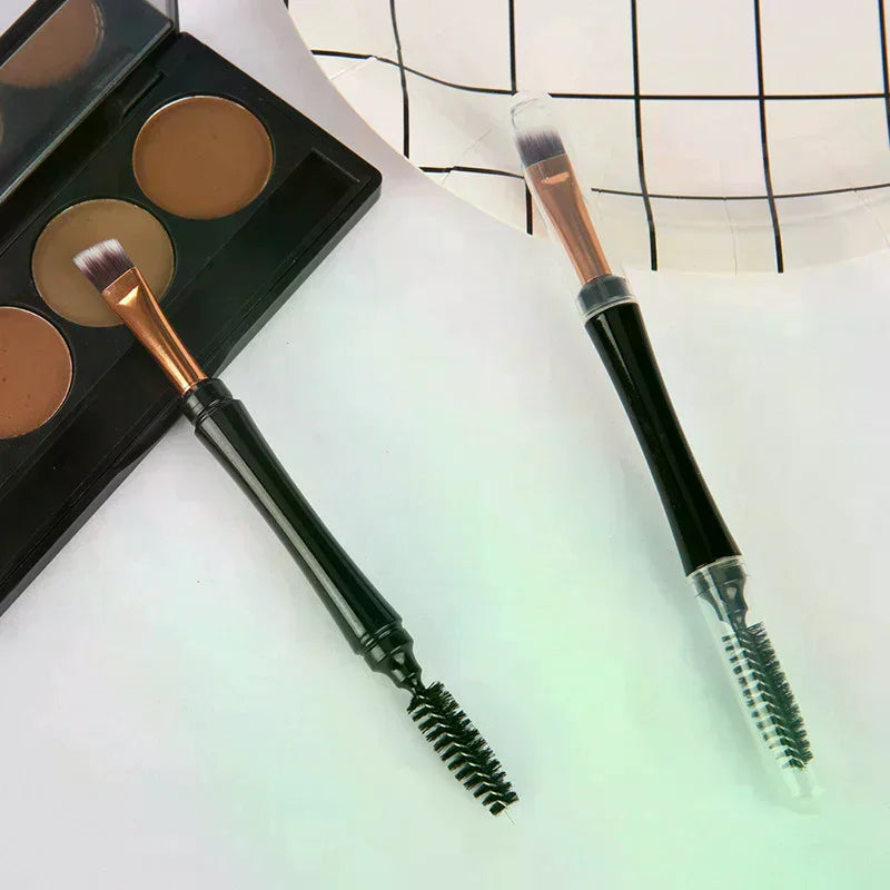 YOVIP Dual-Ended Eyebrow & Eyeshadow Brush | Dustproof Cover Dual-Ended Eye Brush QXL