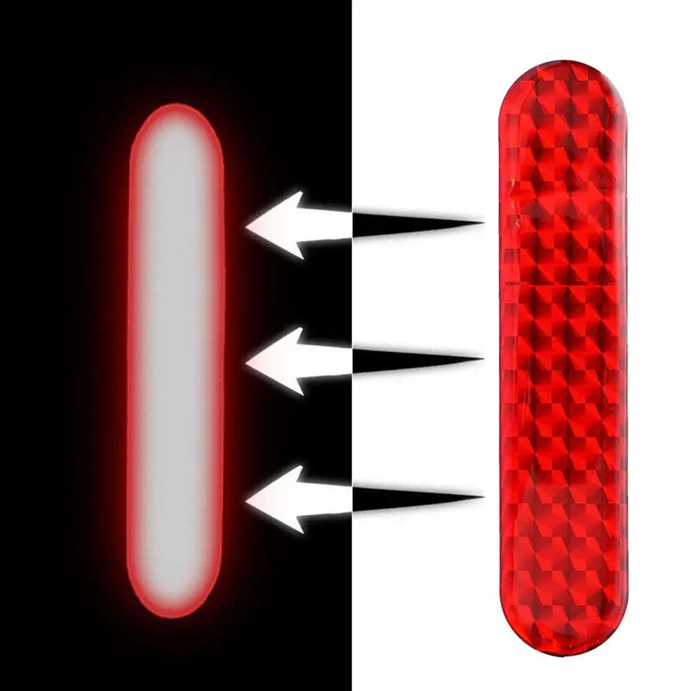 2-Pack Reflective Car Door Warning Stickers – Red Safety Decal Car Safety Sticker QXL