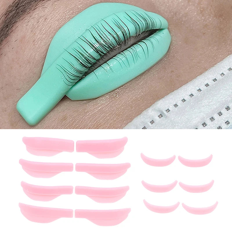 7 Pairs Reusable Silicone Lash Lift Shield Pads | Up & Low Lash Lift Pads QXL