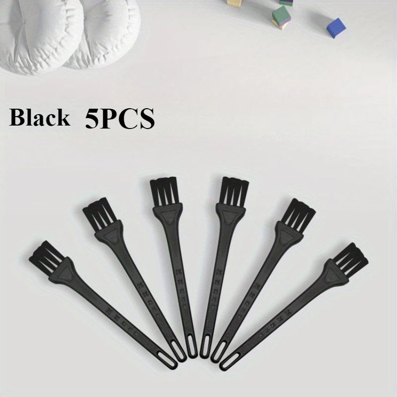 5-Pack Cleaning Brushes for Keyboard, Phone & Coffee Cup Cleaning Brush Set QXL black 5pcs