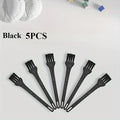 5-Pack Cleaning Brushes for Keyboard, Phone & Coffee Cup Cleaning Brush Set QXL black 5pcs