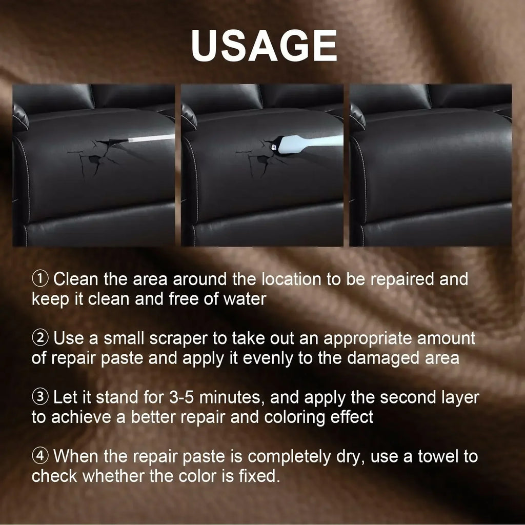 Leather Repair & Reconditioning Kit – Car, Furniture & Bags Leather Repair Kit QXL
