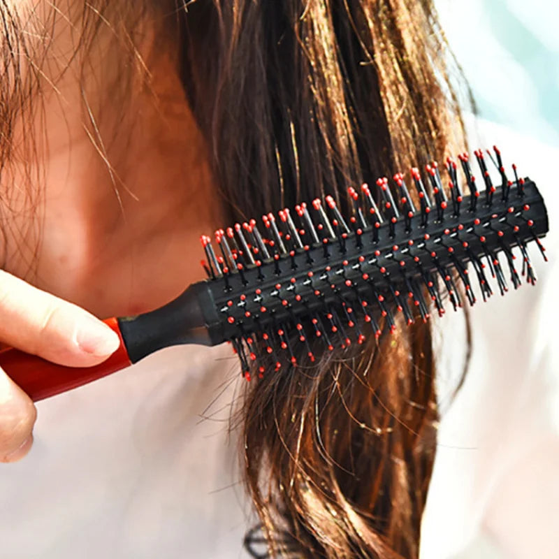 Spiral Round Brush Comb | Curling & Scalp Massager Hairbrush Round Curling Comb QXL