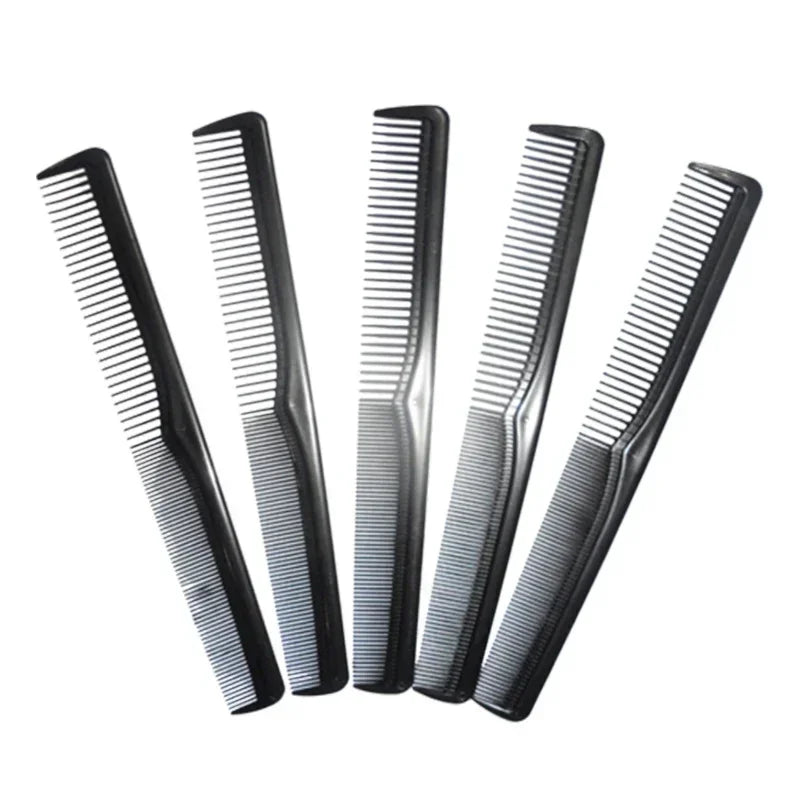 5-Pack Wide Tooth Carbon Fiber Hair Combs | Heat Resistant Hair Styling Comb QXL M405 5pcs