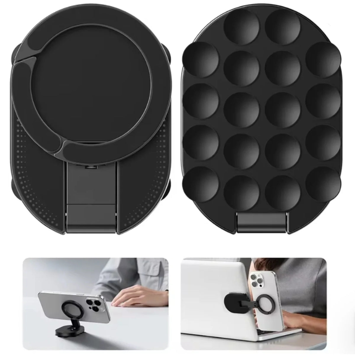 Magnetic Suction Cup Phone Stand | 360° Foldable Mount Phone Stand Mount QXL