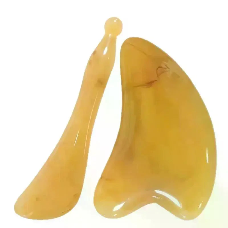 Natural Resin Gua Sha Massage Set – Facial Lifting & Body Gua Sha Massage Set QXL