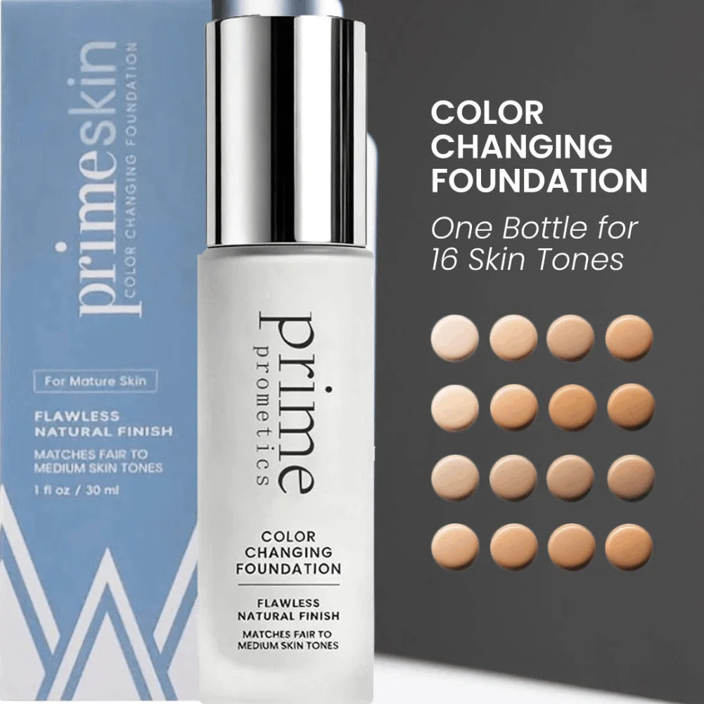 30ml Color-Changing Foundation | Matte, Hydrating & Long-Lasting Liquid Foundation QXL