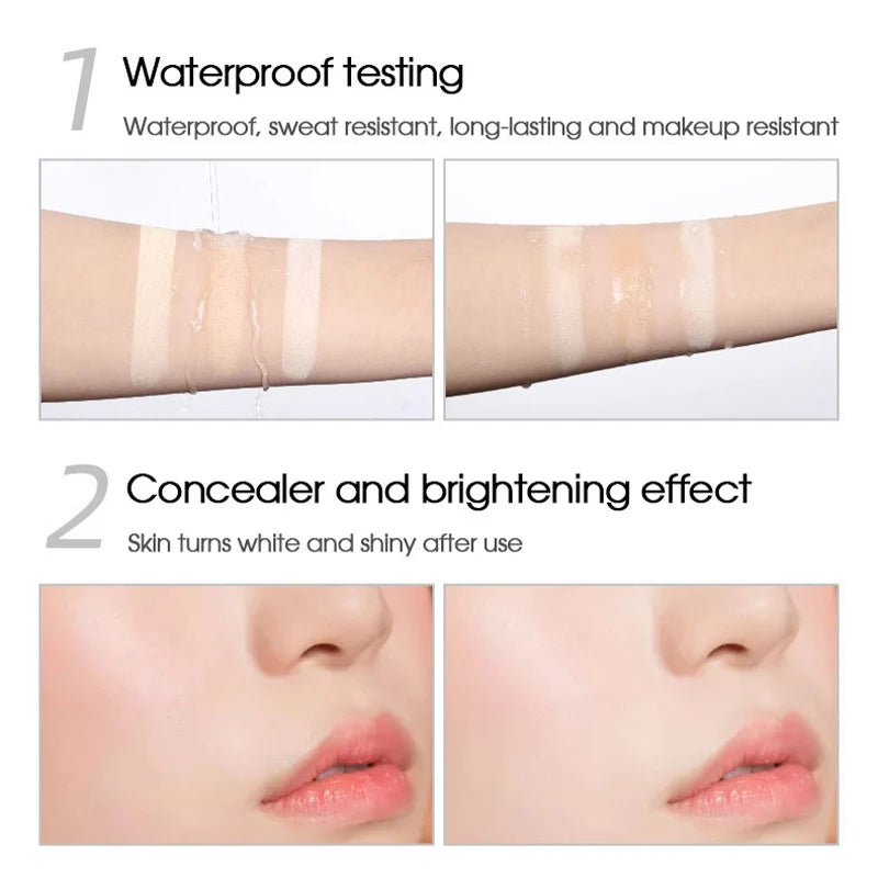 Soy Milk Pressed Powder – Oil Control, Brightening & Waterproof Pressed Setting Powder QXL