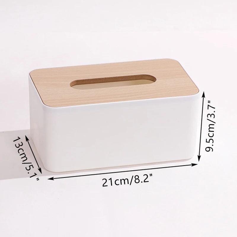 Rectangular Tissue Box Cover – Waterproof Elegant Holder Tissue Box Cover QXL