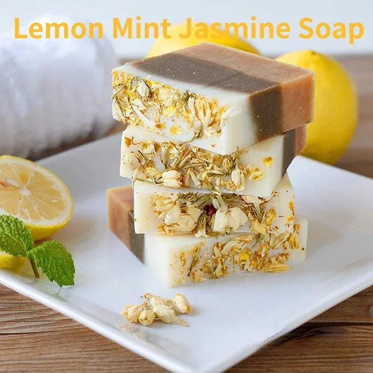 Handmade Cold Process Essential Oil Soap – Jasmine, Rose & Lavender Handmade Bar Soap QXL