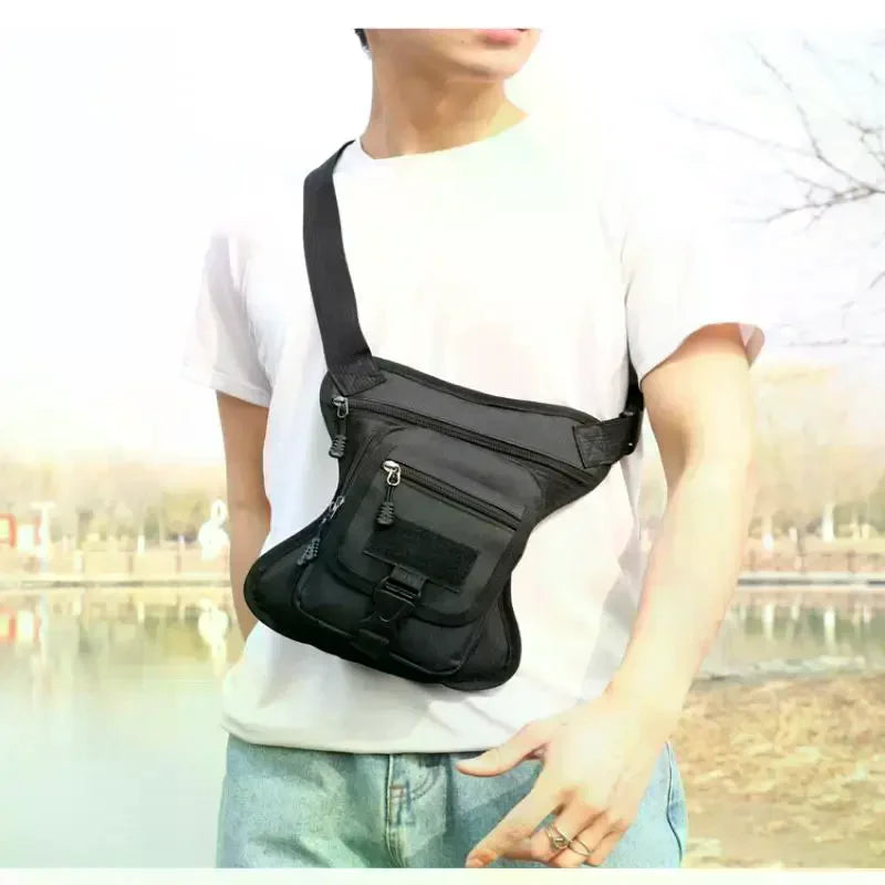 Waterproof Drop Leg Waist Bag | Motorcycle Hiking Travel Drop Leg Waist Bag QXL
