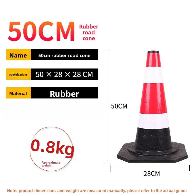 Reflective Traffic Cones 50/60/70cm | Construction & Parking Safety Traffic Safety Cones QXL 50CM