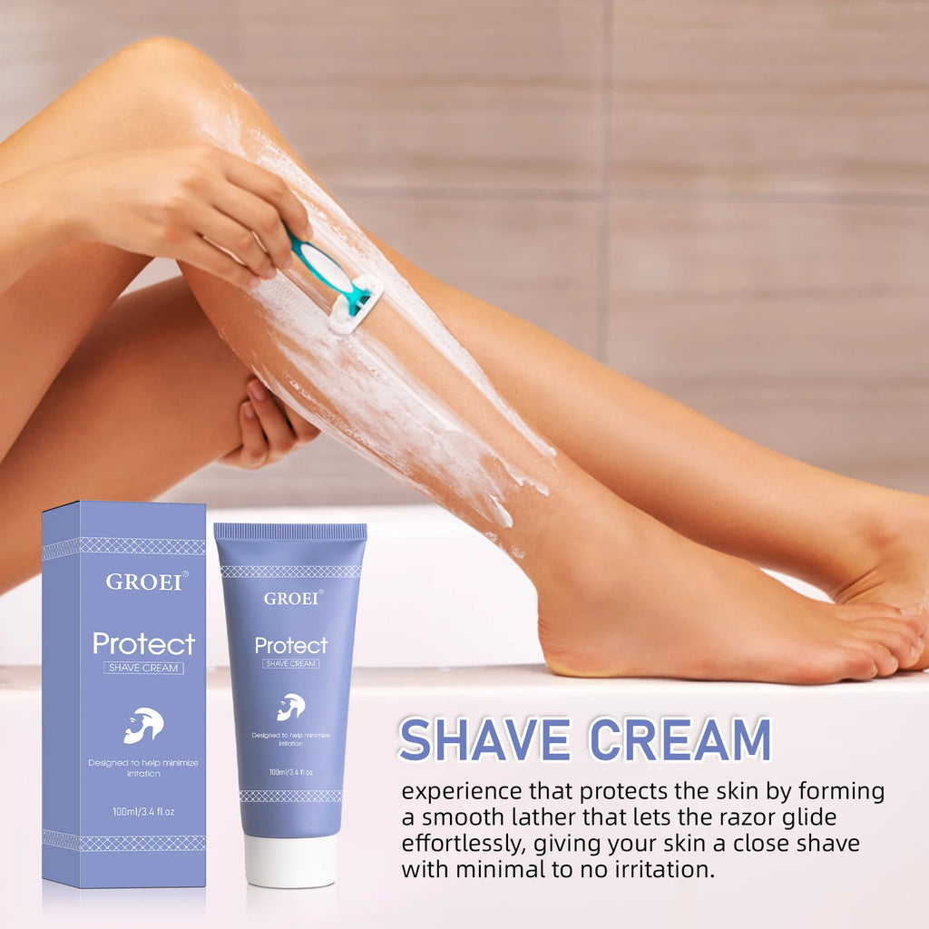 Natural Moisturizing Shaving Cream – Rich Thick Foam 100ml Shaving Cream QXL
