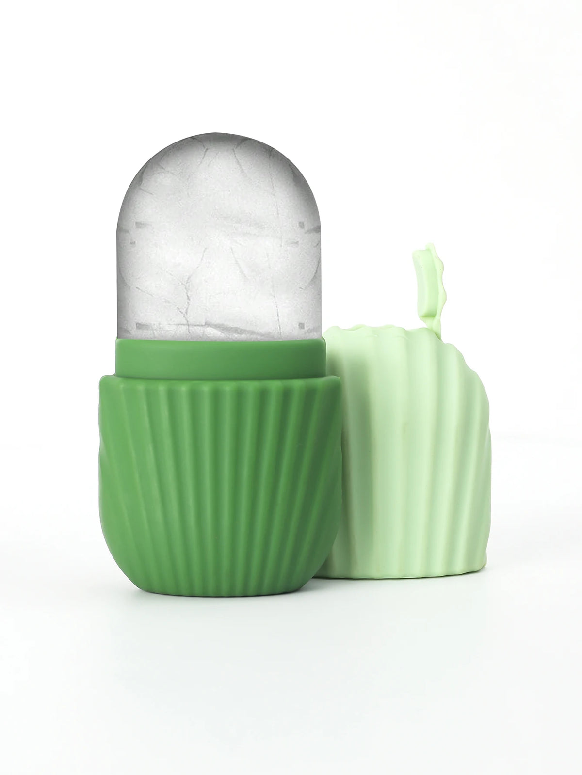Ice Face Roller & Gua Sha Facial Massage Tool Set Facial Roller Set QXL 1PC-Green