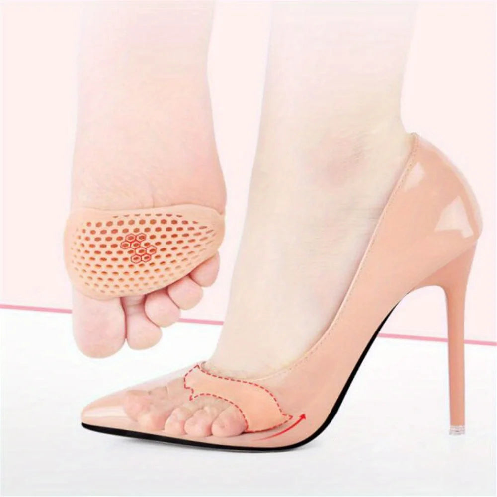 Silicone Honeycomb Forefoot Cushion Pad | High Heel Insole Pair Forefoot Cushion Pad QXL