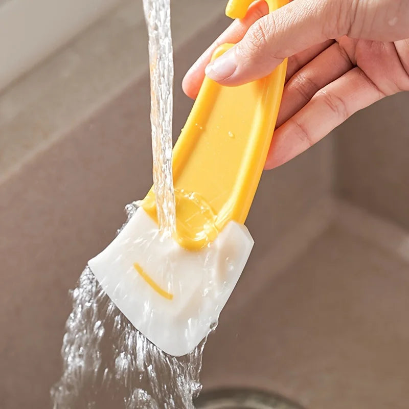 Silicone Pan Scraper | Non-Scratch Kitchen Cleaning Tool Kitchen Scraper QXL