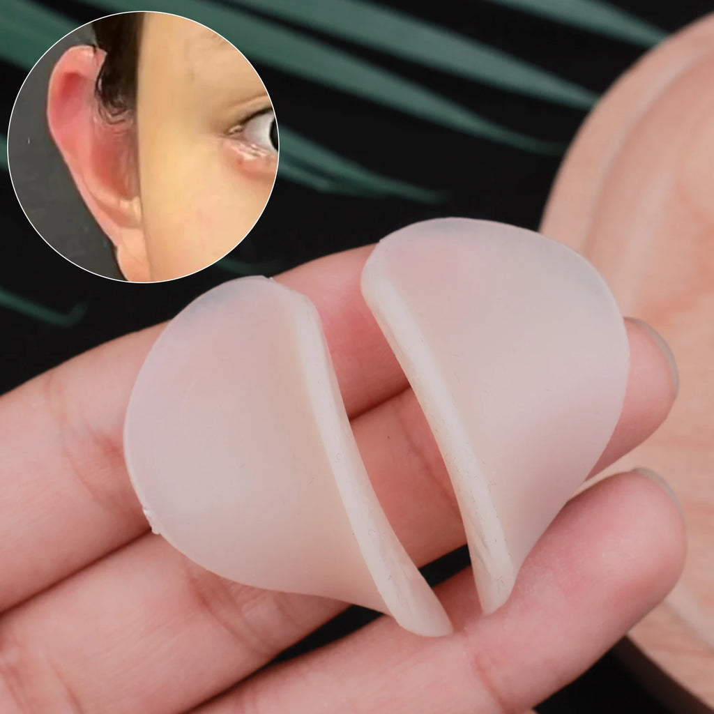 5-Pair Silicone Elf Ear Stickers | 4D Keel V-Face Patches Ear Shaping Stickers QXL