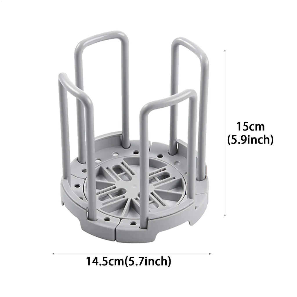 Telescopic Bowl & Plate Holder | Adjustable Kitchen Rack Kitchen Dish Rack QXL