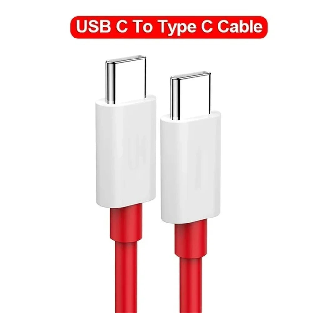 65W 6A USB-C SuperVOOC Fast Charging Cable for OnePlus USB-C Charging Cable QXL C to C Cable 2m