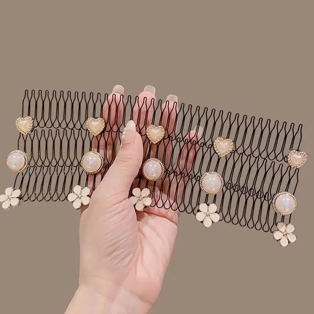 Rhinestone Stretch Headband | Wavy Hair Hoop & Face Wash Rhinestone Headband QXL