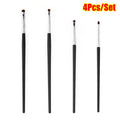 4-Piece Small Angle Eyeshadow Brush Set | Lying Silkworm Eyeshadow Brush Set QXL 4pcs