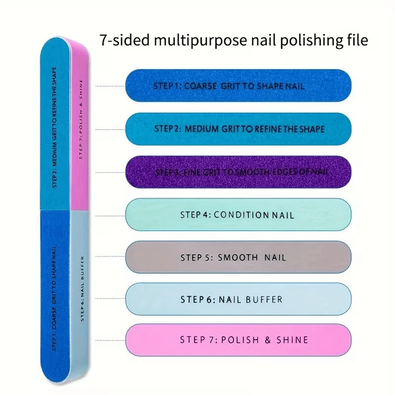 8-Piece Stainless Steel Nail Care Kit | Cuticle Pusher & Cutter Nail Care Kit QXL