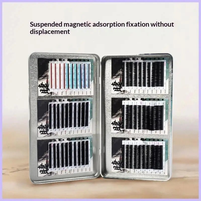 Magnetic Eyelash Storage Case | 7-Pc Chinese Art Lash Box Lash Storage Organizer QXL