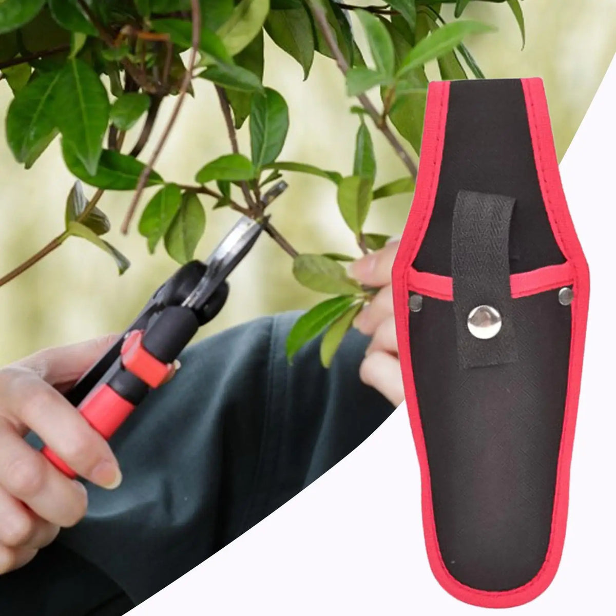 Canvas Pruner Holster | Belt-Clip Pruning Shears Sheath Bag Pruner Holster Bag QXL