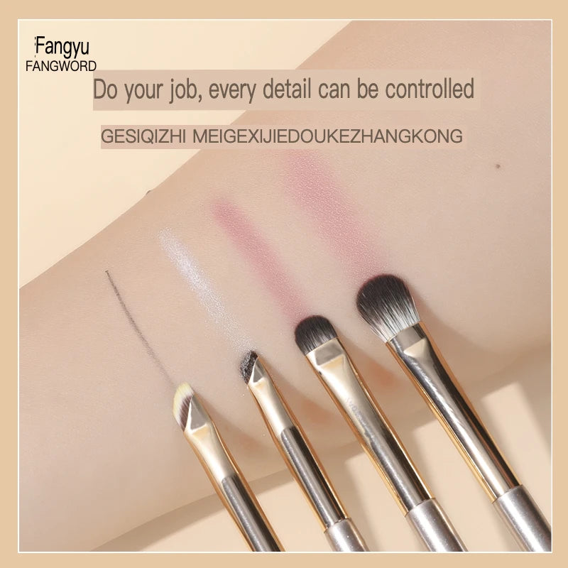 5-Pc Double-Ended Eyeshadow & Concealer Brush Set Makeup Brush Set QXL