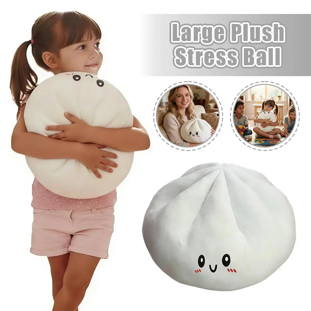 Large Dumpling Squishy Pillow | Sensory Fidget Squeeze Toy Squishy Fidget Toy QXL