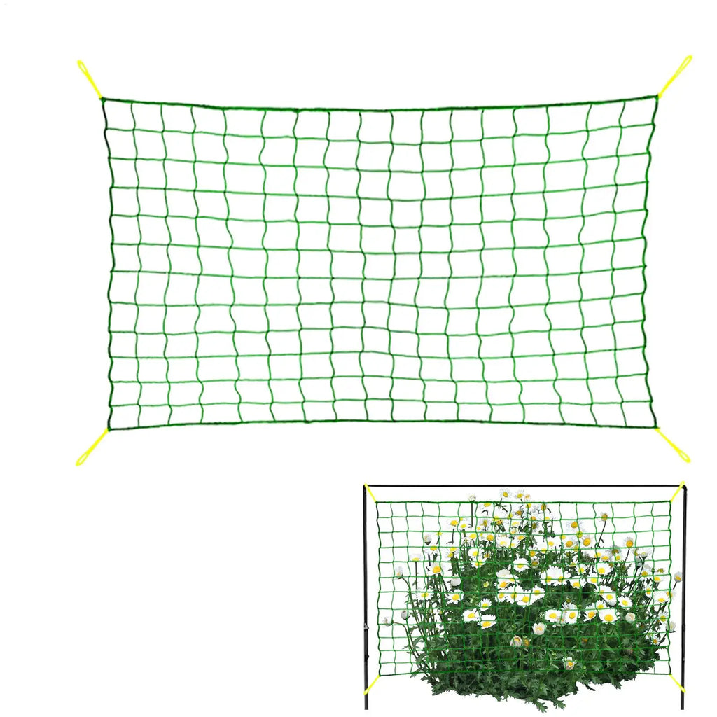 Heavy-Duty Polyester Garden Trellis Netting – Climbing Plants Garden Trellis Netting QXL