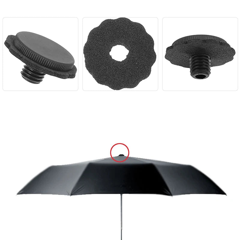 4-Pack Replacement Umbrella Tip Caps 6mm 8mm | Repair Kit Umbrella Repair Caps QXL