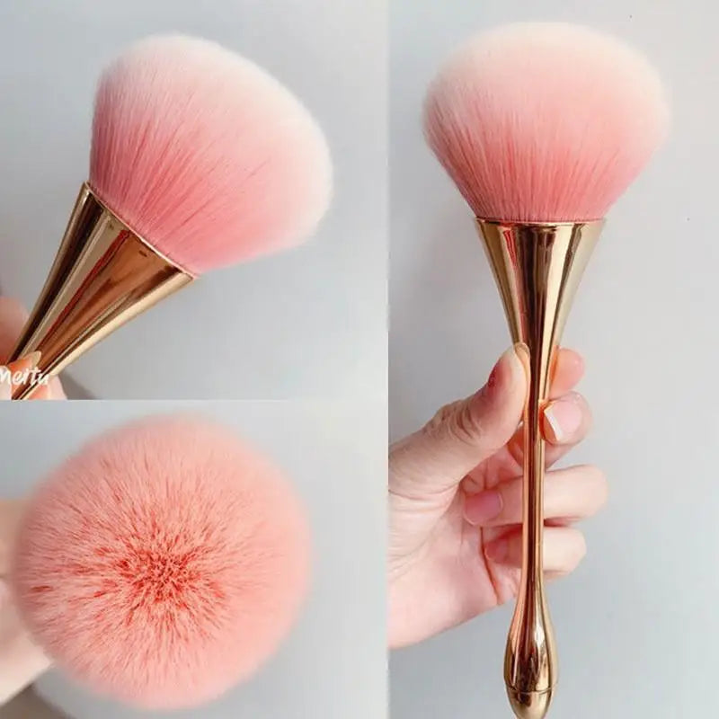 Nail Dust Removal Brush – Soft Bristles Manicure Cleaning Tool Nail Dust Brush QXL