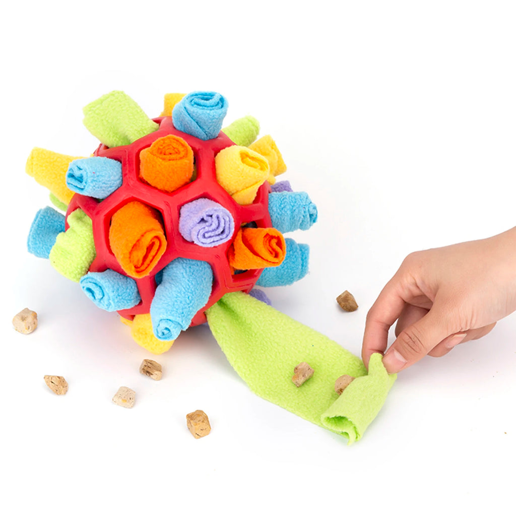 Interactive Dog Snuffle Ball | Slow Feeder Puzzle Toy Dog Puzzle Toy QXL