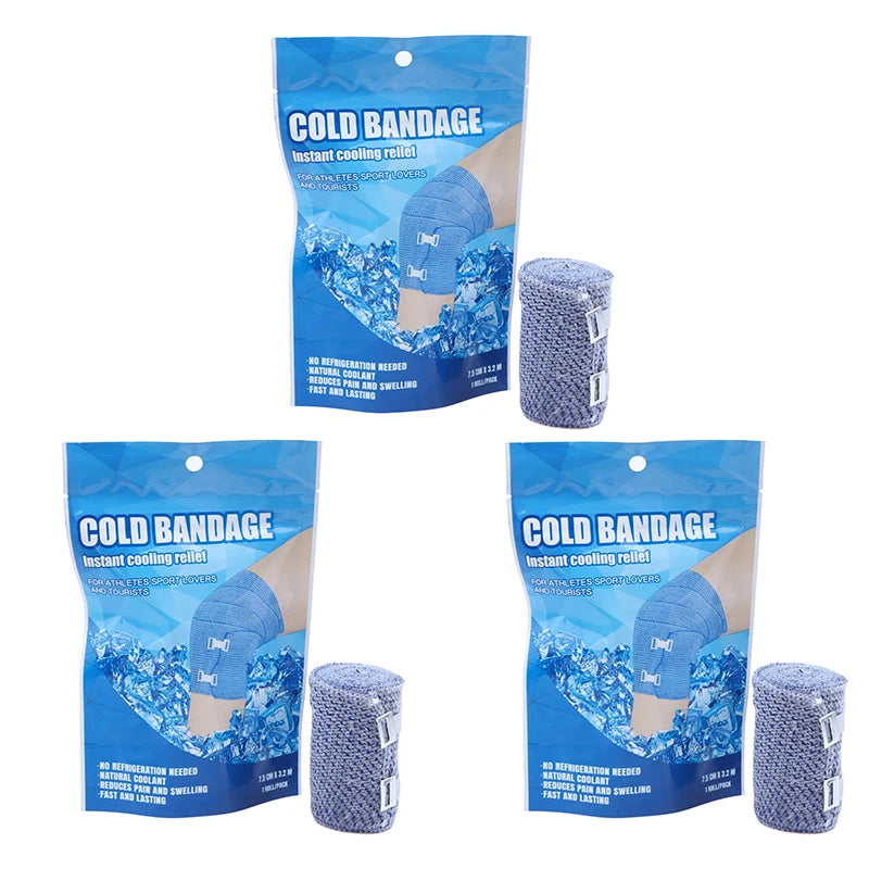 Self-Adhesive Cooling Compression Bandage | 1 & 3 Pack Compression Bandage QXL 7.5cm 3pcs