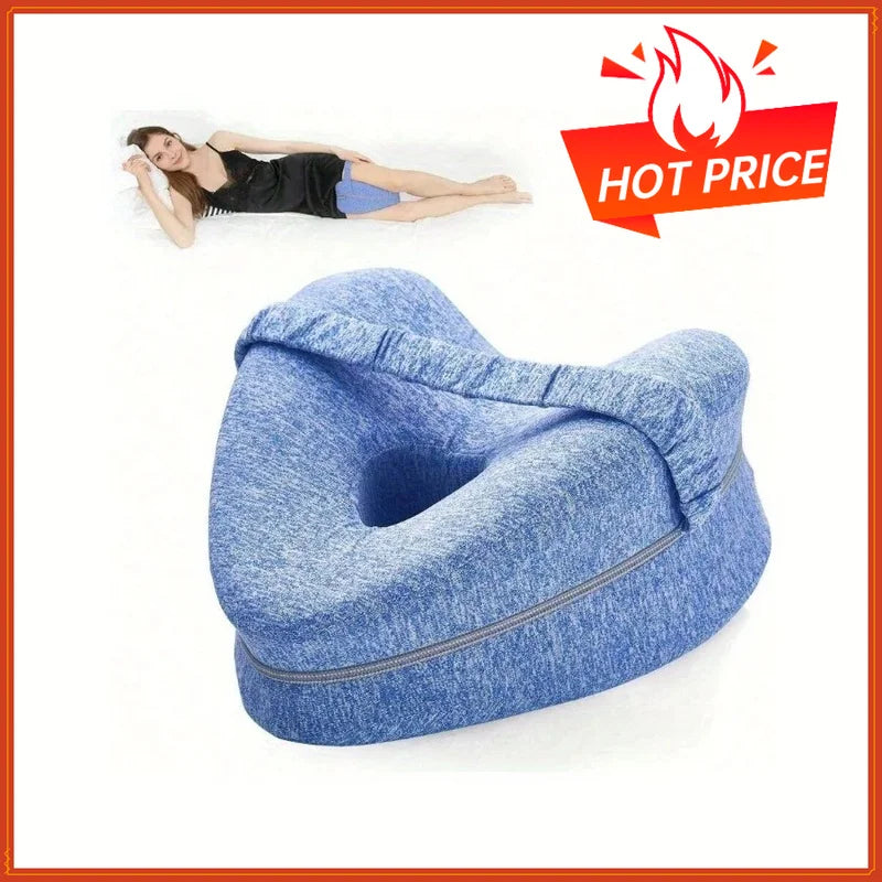 Memory Foam Knee Pillow for Side Sleepers | Leg Support Knee Support Pillow QXL