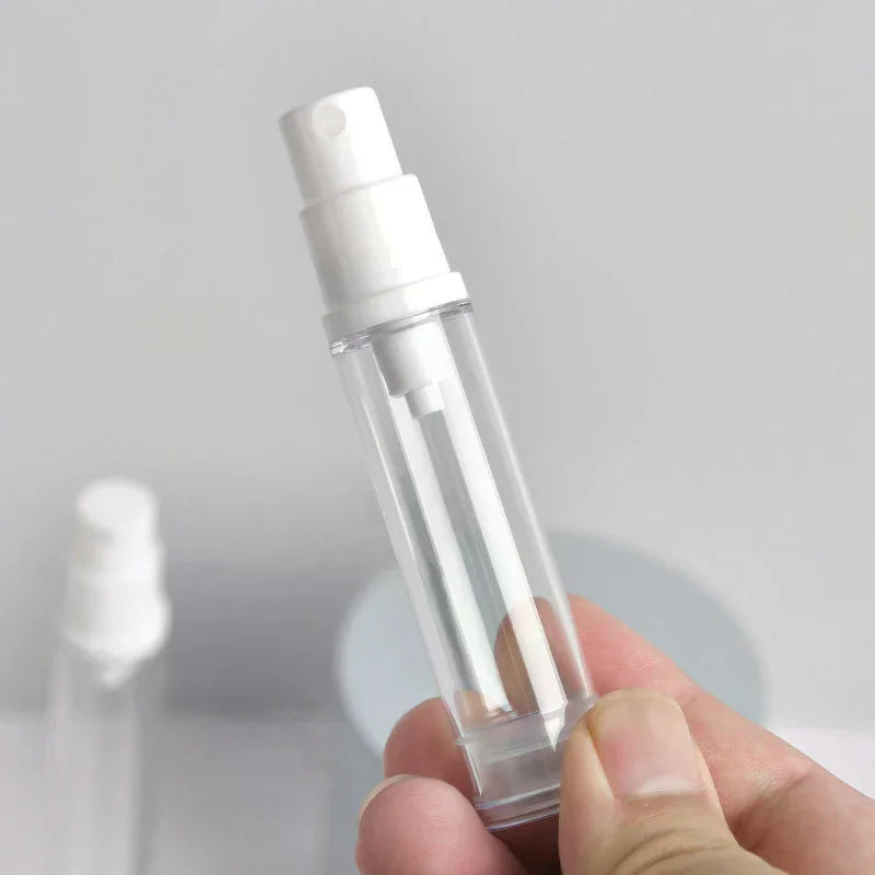 Mini Vacuum Press Bottles 5/10/15ml | Refillable Travel Cosmetic Refillable Travel Bottle QXL