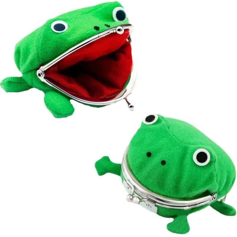 Plush Frog Coin Wallet | Anime Ninja Halloween Party Gift Novelty Coin Wallet QXL