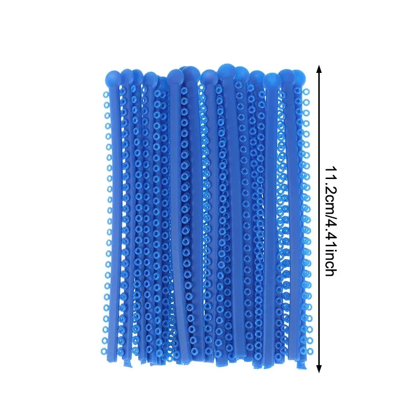 20-Pack Colorful Orthodontic Elastic Ligature Ties for Braces Orthodontic Ligature Ties QXL