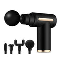 Portable Electric Fascia Massage Gun | Muscle Recovery Tool Percussion Massage Gun QXL black