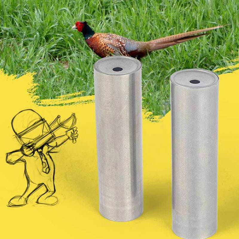 Stainless Steel Pheasant Hunting Whistle | Bird Call Tool Hunting Bird Call QXL